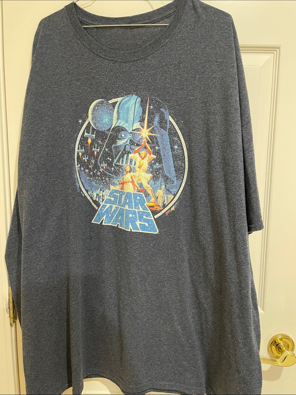 Star Wars Men’s Graphic Tee in Heather Navy 4XL
